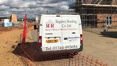 The Regency Roofing Co. Ltd company van